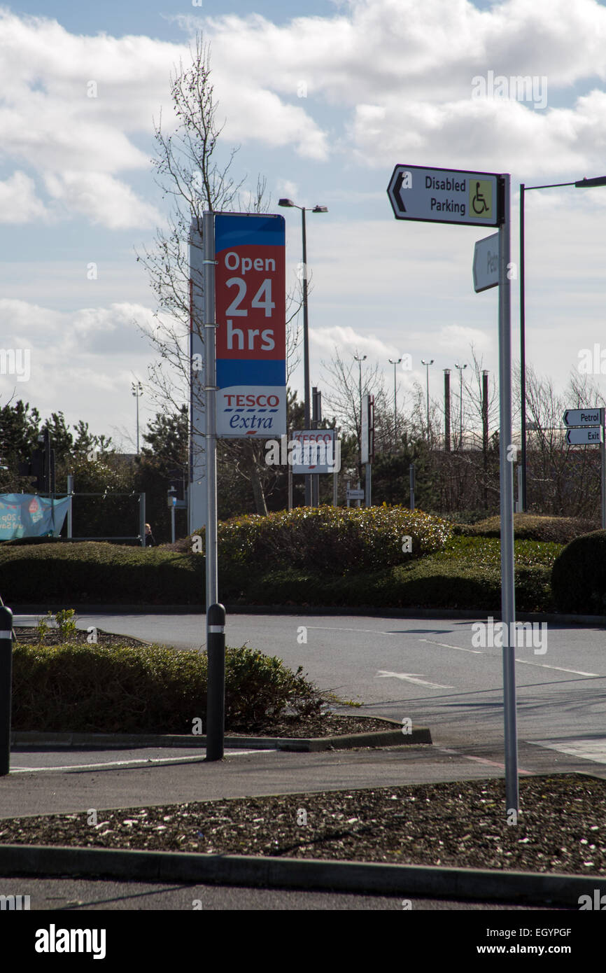 tesco-open-24-hours-supermarket-sign-stock-photo-alamy