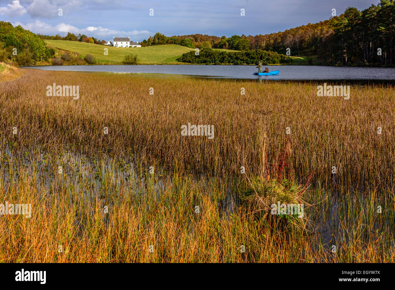 Loch Lundy, Black Isle, Highland Stock Photo
