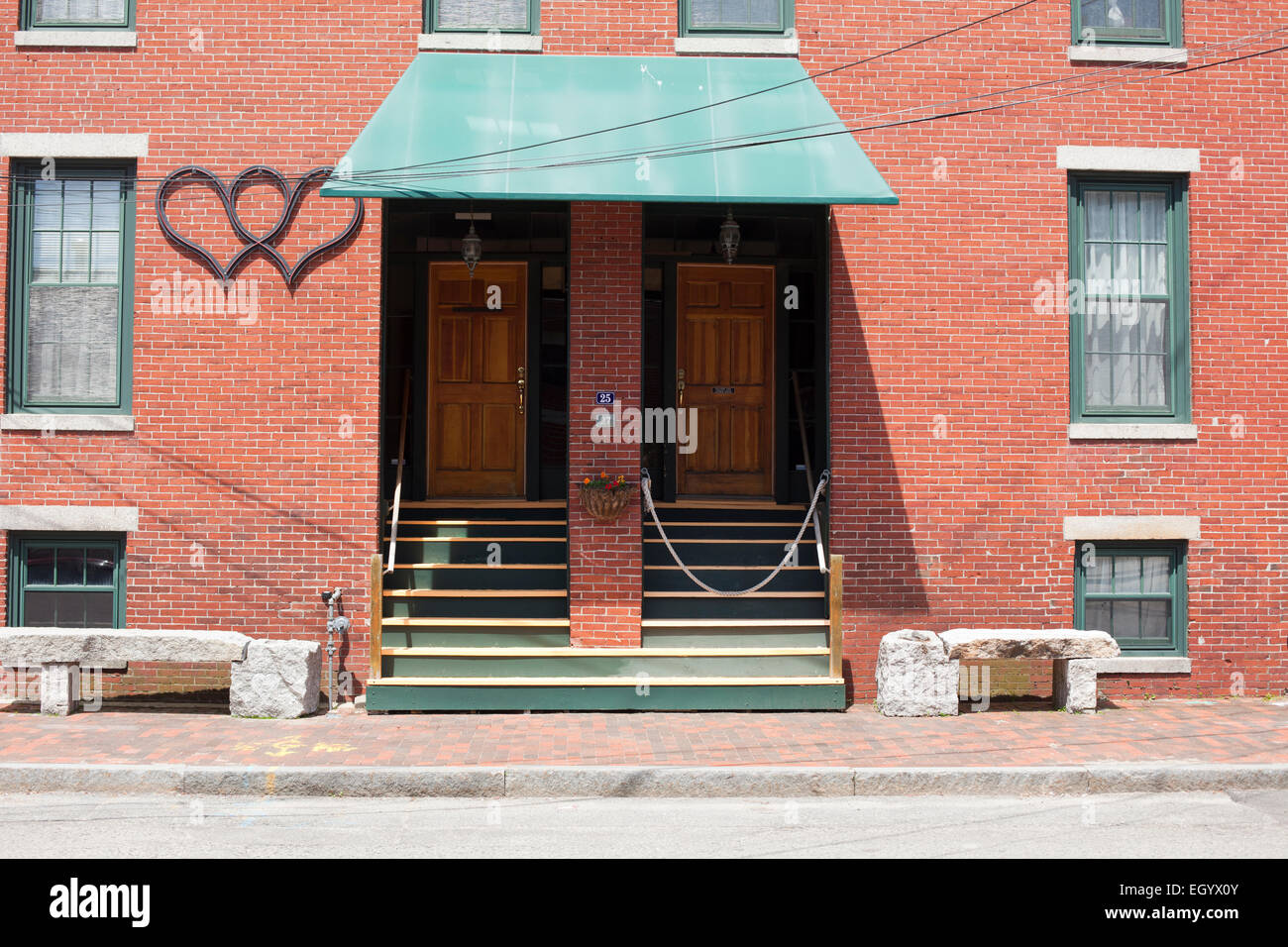 Building in Portland, Maine Stock Photo Alamy