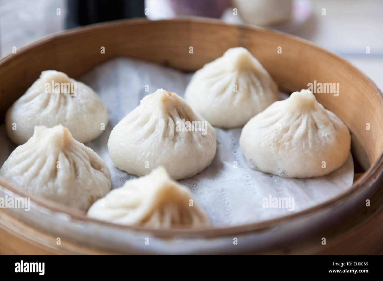 Taiwan, Close up of dim sum Stock Photo