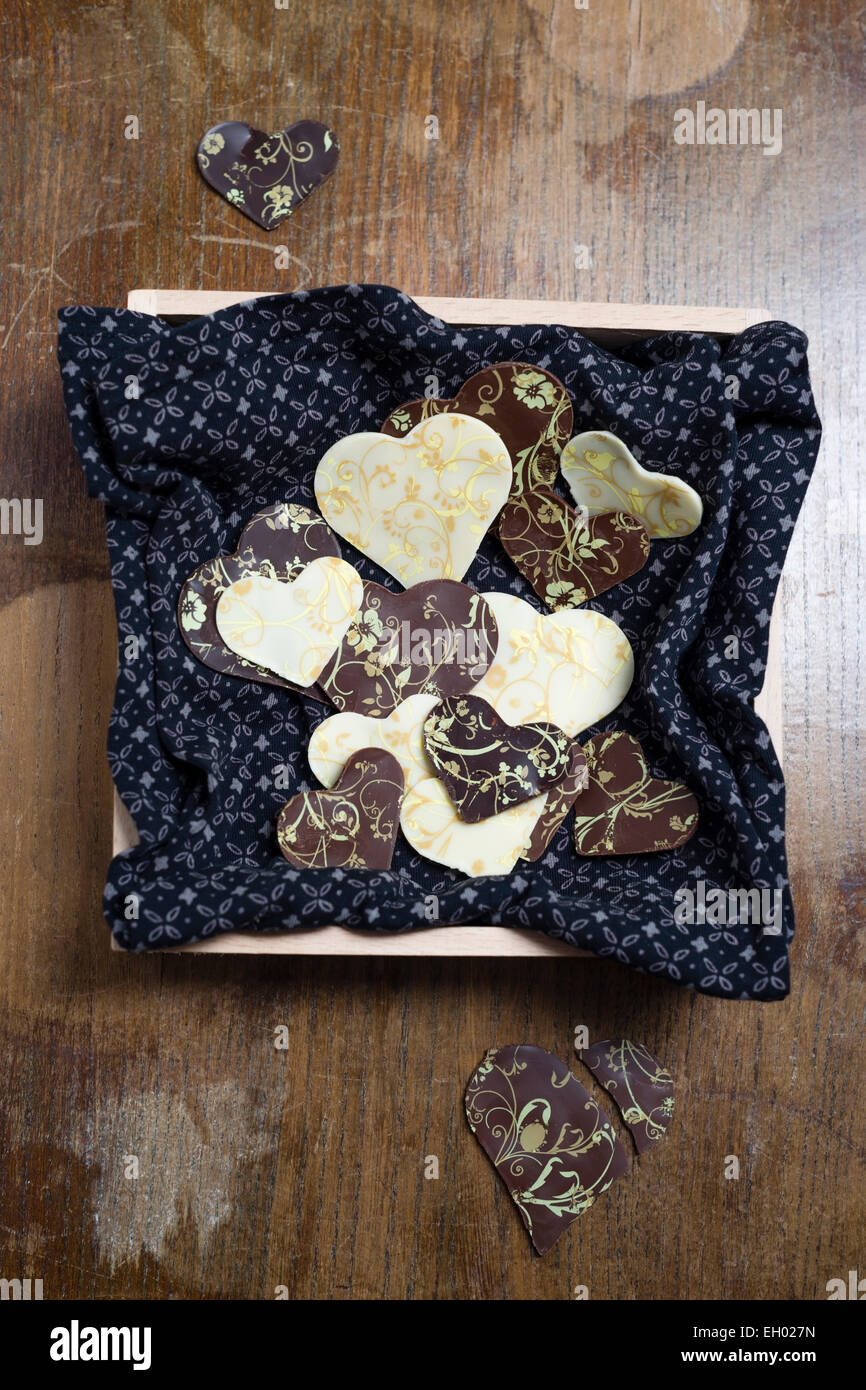 Homemade Chocolate Hearts In A Box Stock Photo Alamy homemade-chocolate-hearts-in-a-box-stock-photo-alamy