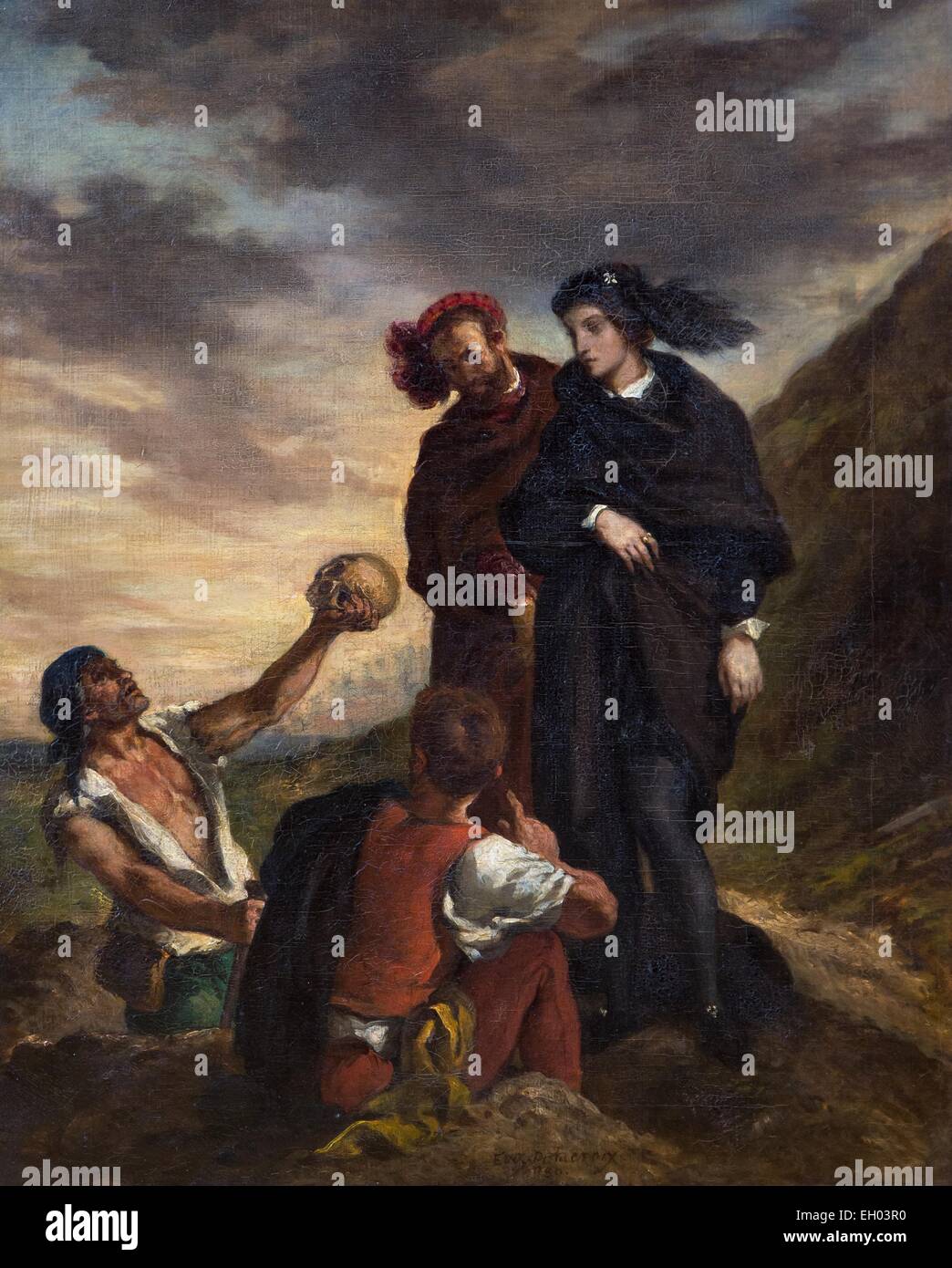 ActiveMuseum 0003348.jpg / Hamlet with Horatio (the gravedigger Stock