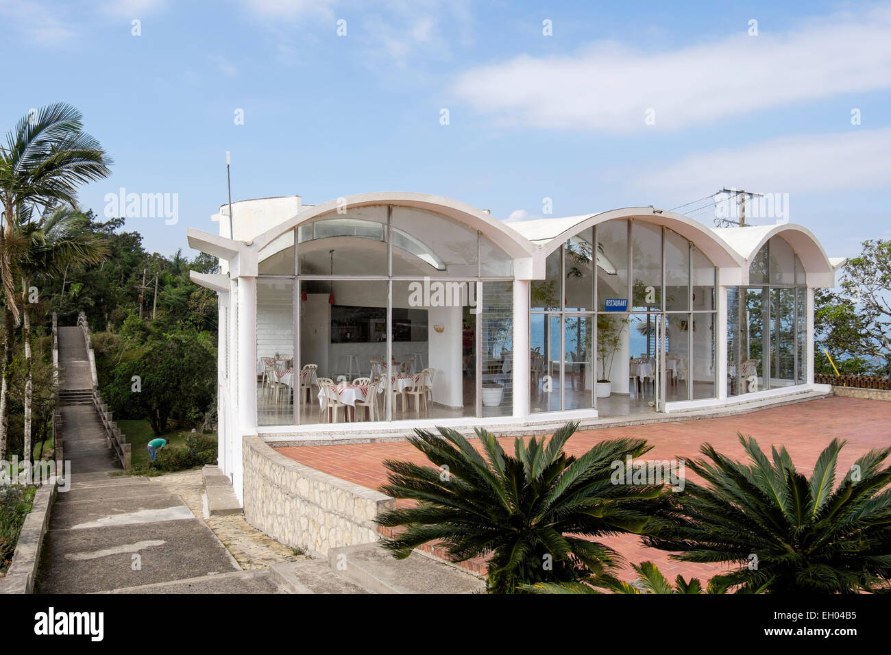 Restaurant on Pico Isabel de Torres, San Felipe de Puerto Plata, Dominican Republic, Caribbean