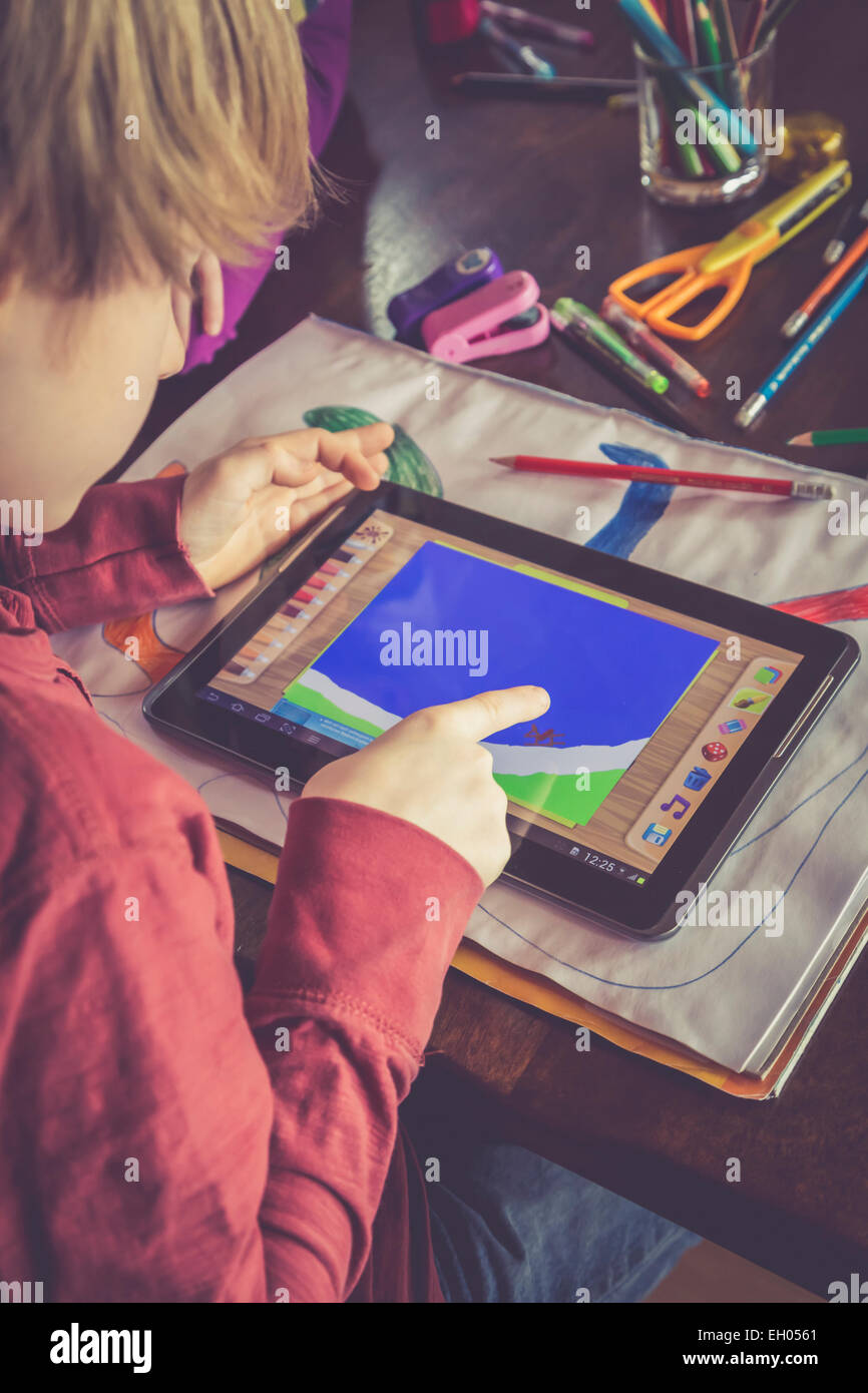 Digital drawing hi-res stock photography and images - Alamy