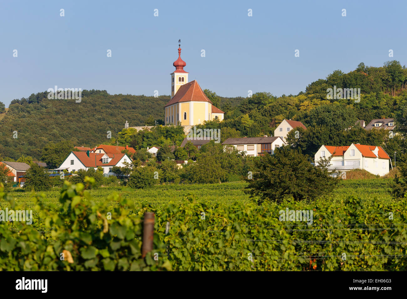 Austria, Burgenland, Donnerskirchen, St Martin's Church Stock Photo