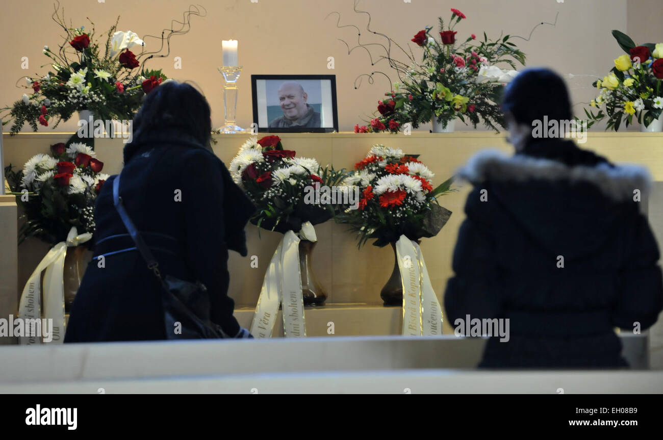 Relatives and citizens of Uhersky Brod attended the funeral of 66-year ...