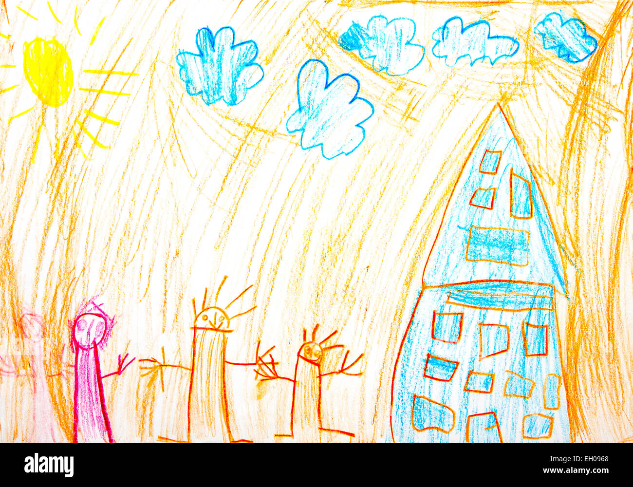 Kids sketch hi-res stock photography and images - Alamy
