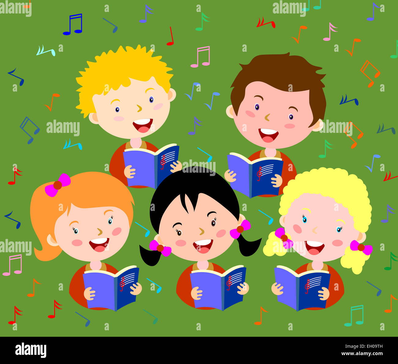 Children choir hi-res stock photography and images - Alamy, image size:1300x1189