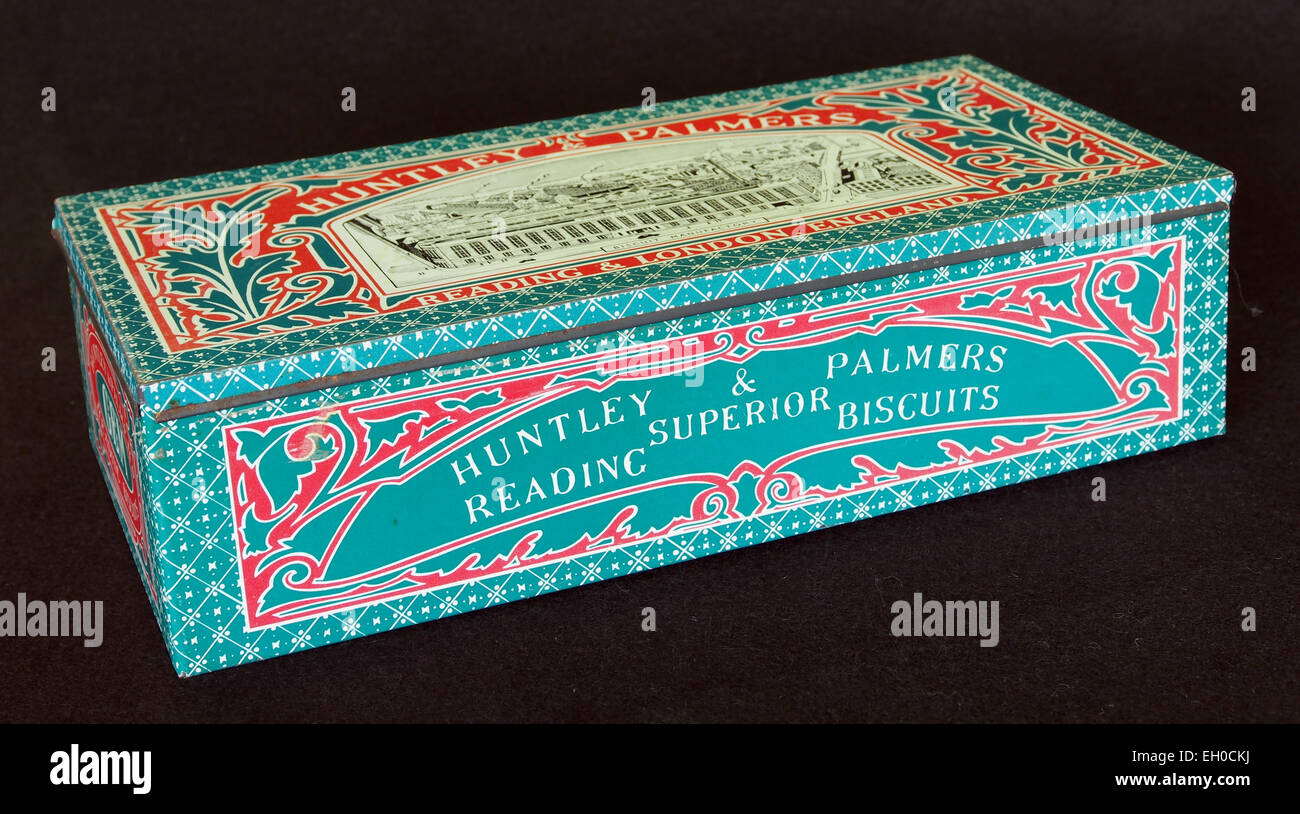 Huntley & Palmers Biscuits tin, photo 2 Stock Photo