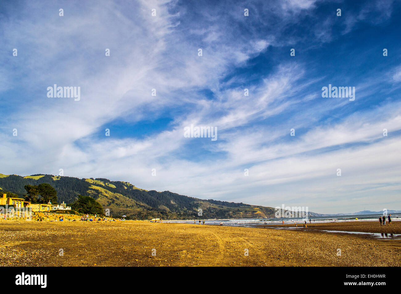 Stinson Beach in Northern California Stock Photo Alamy