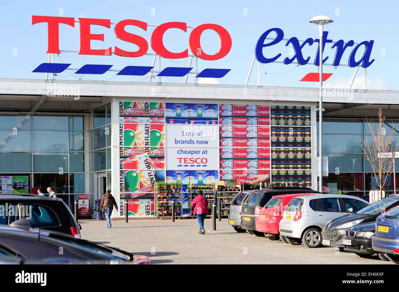Tesco Extra Mansfield ,UK Stock Photo Alamy
