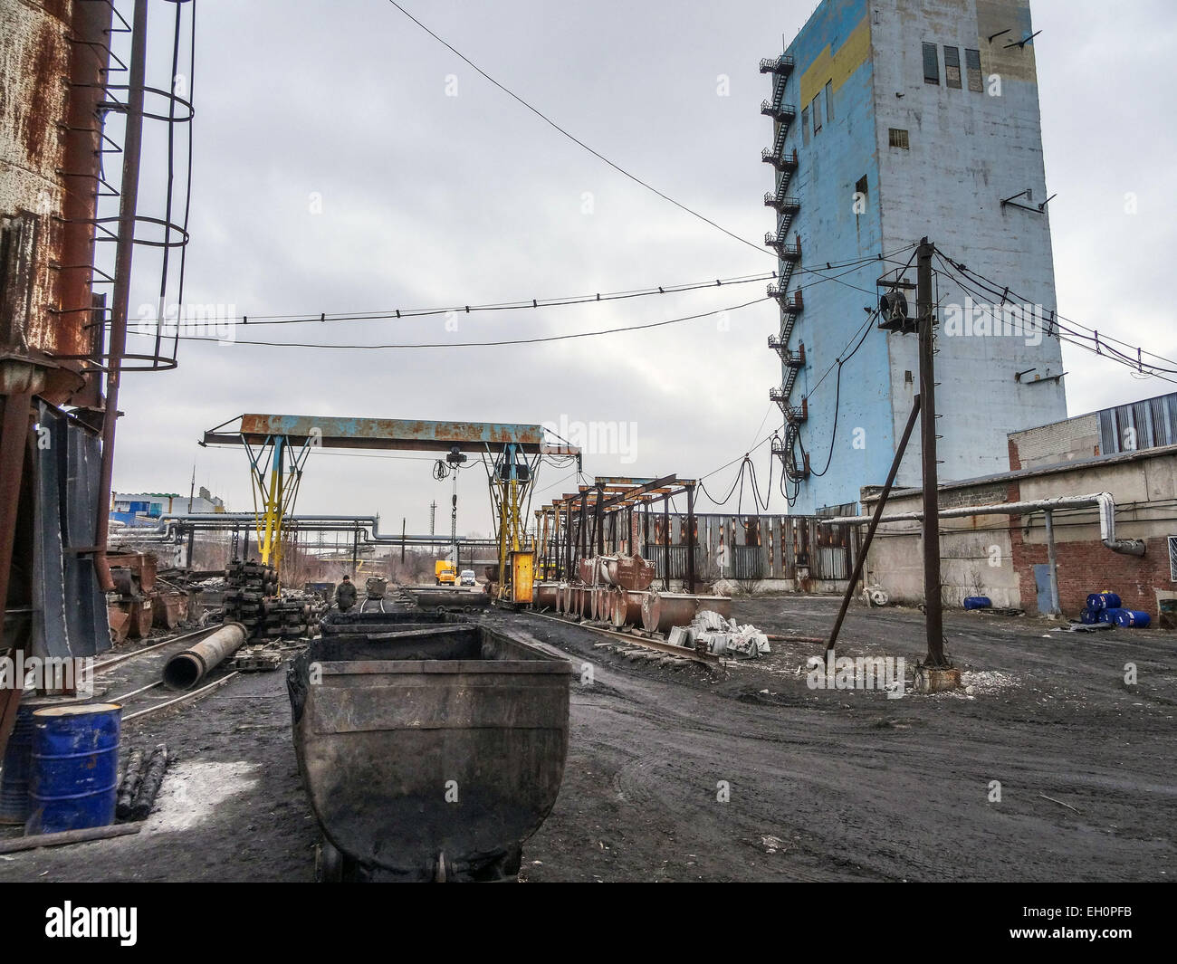 Zasyadko mine hi-res stock photography and images - Alamy