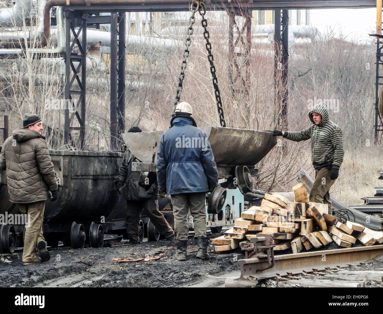 Zasyadko mine hi-res stock photography and images - Alamy