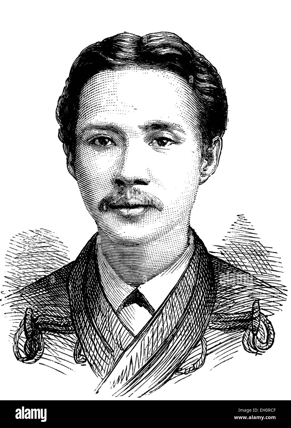 Srisuriyawongse, Chulalongkorn, Rama V., King of Siam 1868-1910, historic image, 1883 Stock Photo