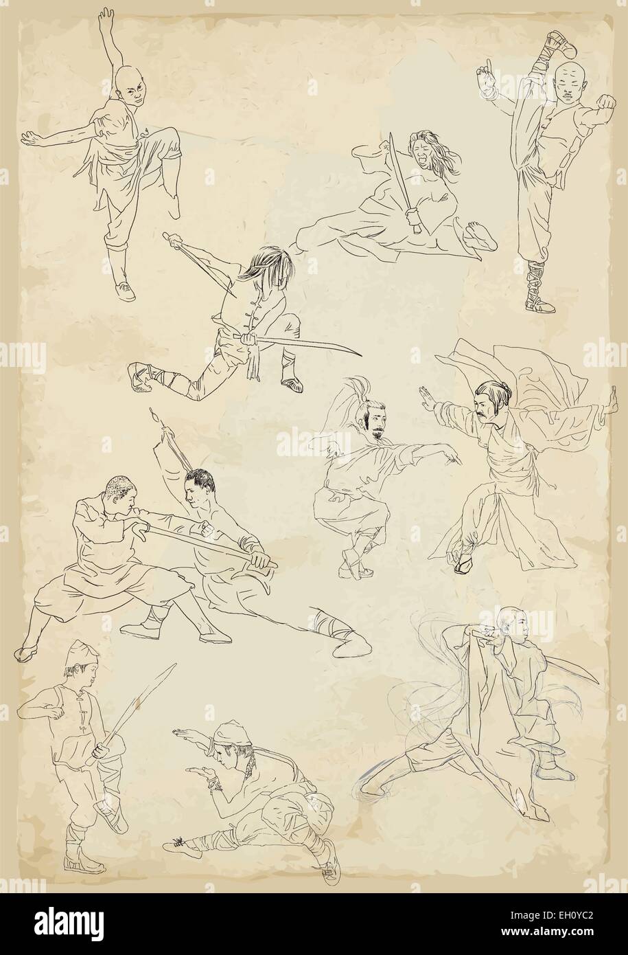 Gung fu Stock Vector Images - Alamy
