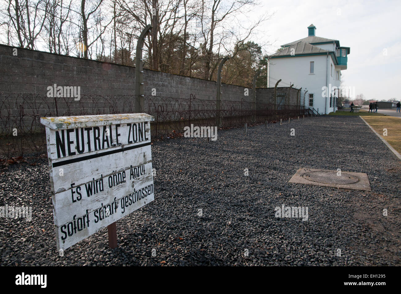 Wall of Sachsenhausen concentration camp memorial site, Oranienburg,  Germany Stock Photo - Alamy