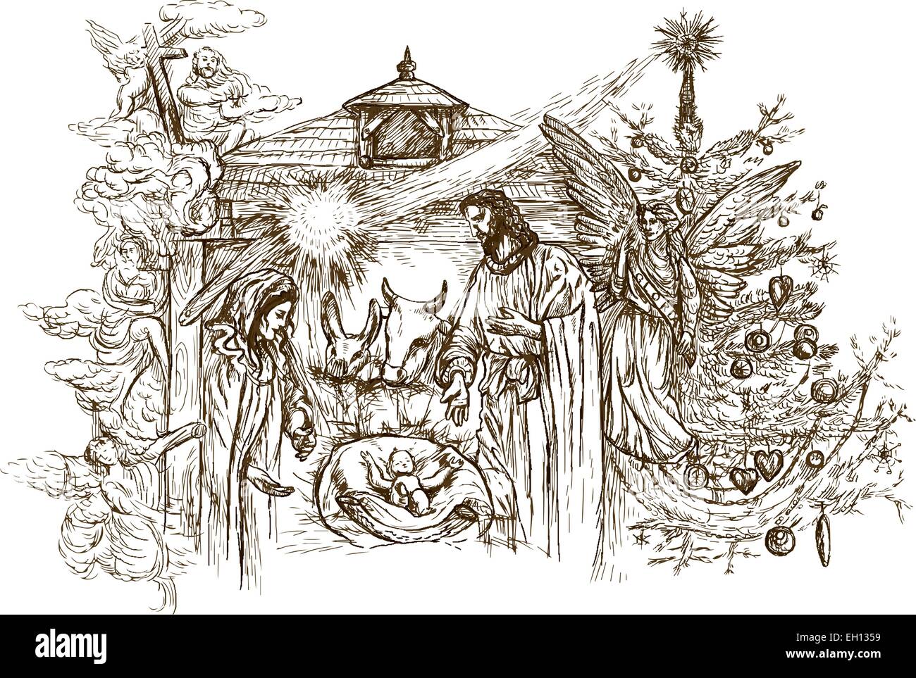 Nativity Scene (takes its inspiration from the accounts of the birth