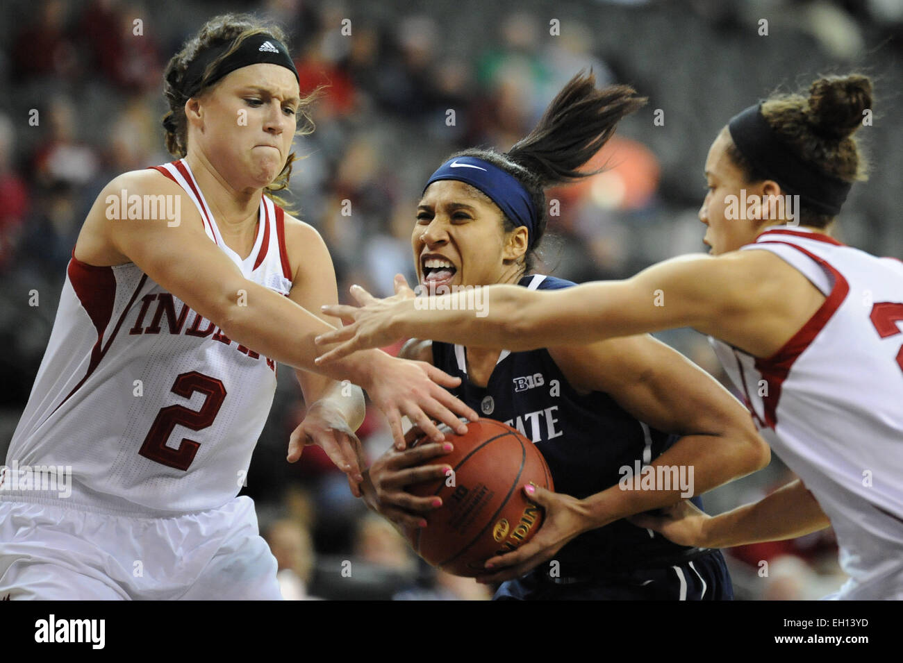 Indiana's guard Alexis Gassion (23) at the Louis Brown Athletic