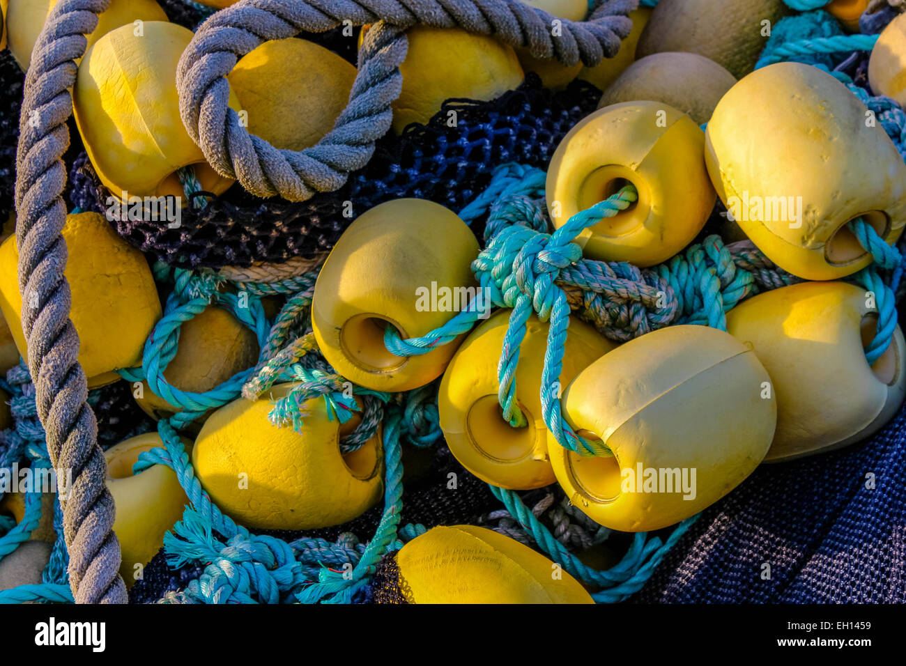 Fishing net floats hi-res stock photography and images - Alamy