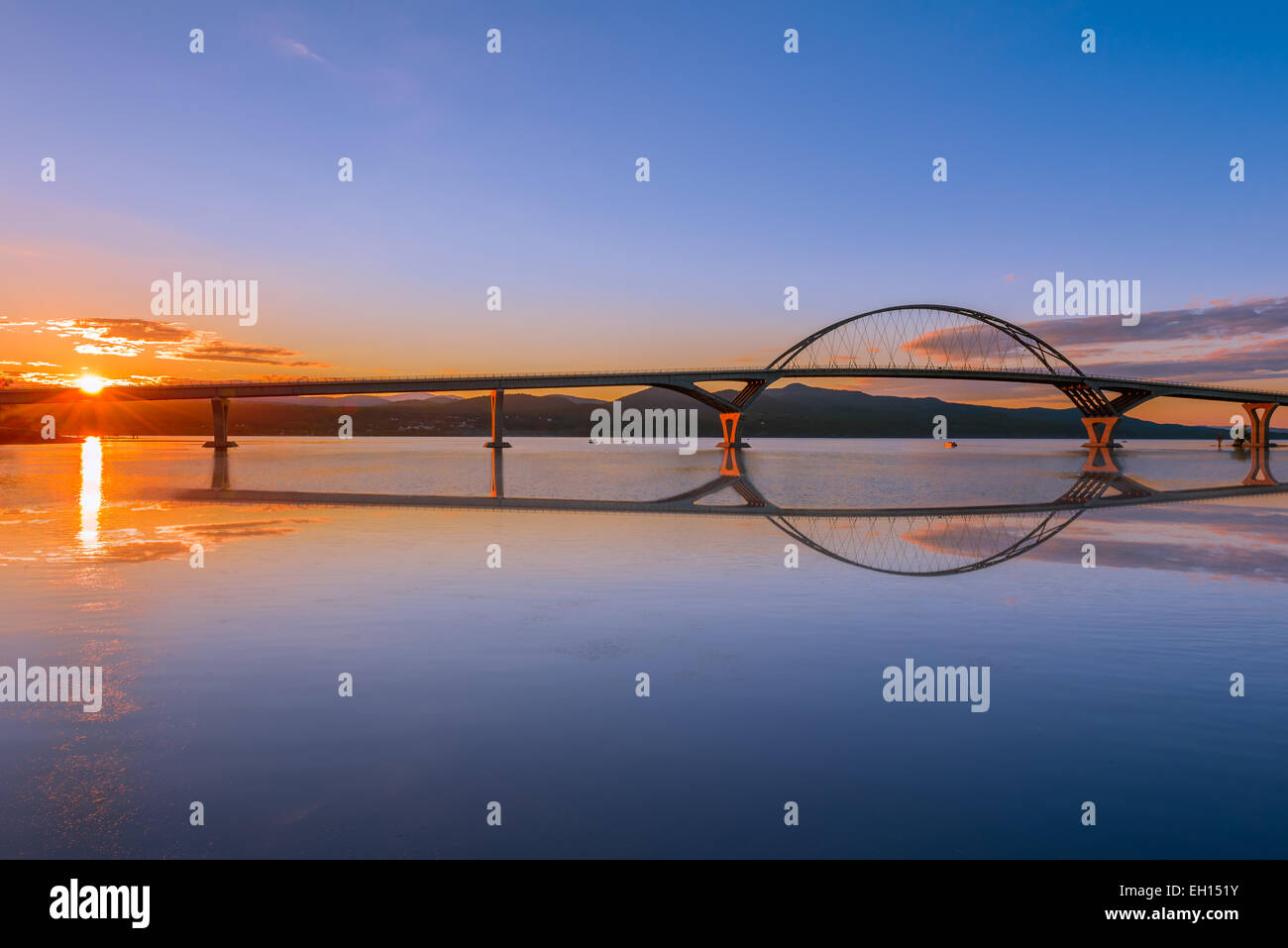 Champlain Bridge across Lake Champlain connecting New York and Vermont