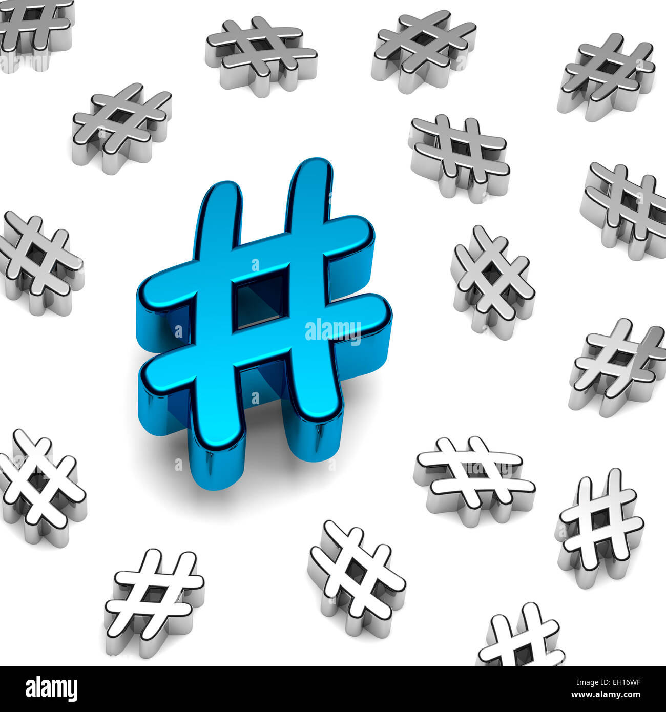 Metallic Hashtag Popular hashtags hi-res stock photography and images - Alamy