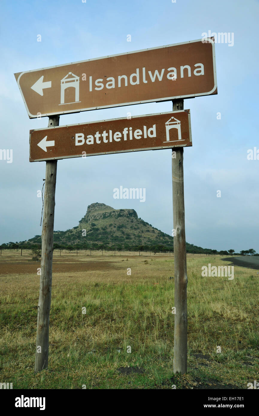 Road sign isandlwana battlefield site hi-res stock photography and ...