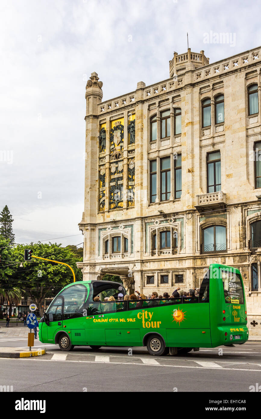 City tour bus cagliari hi-res stock photography and images - Alamy, image size:866x1390