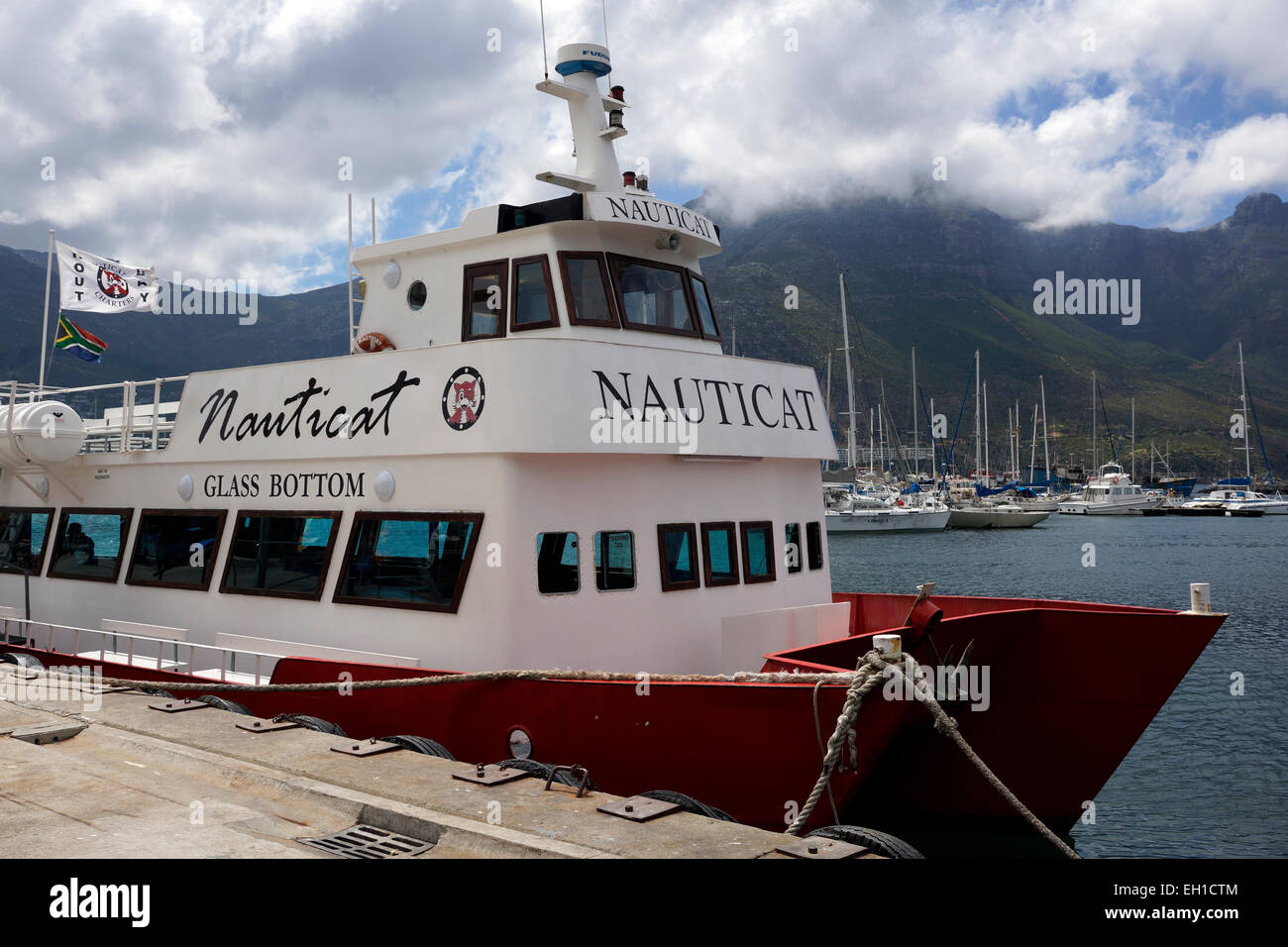 The Nauticat glass bottomed boat takes visitors on a Seal Island Cruise