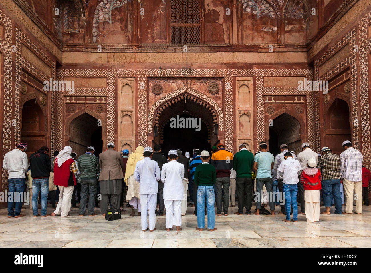 Fatehpur Sikri, Jama Masjid Mosque, Agra, Uttar Pradesh, India Stock Photo