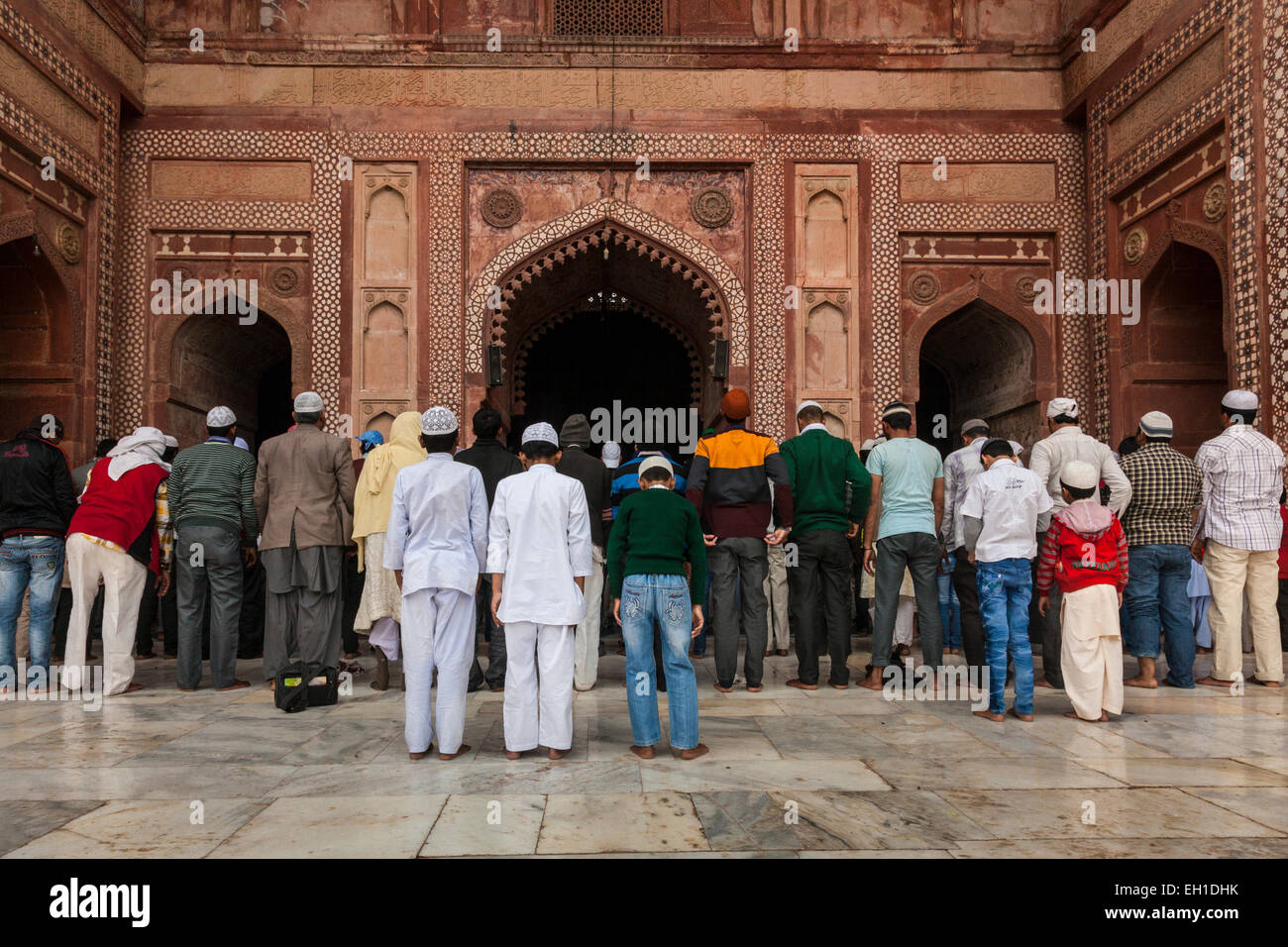 Fatehpur Sikri, Jama Masjid Mosque, Agra, Uttar Pradesh, India Stock Photo