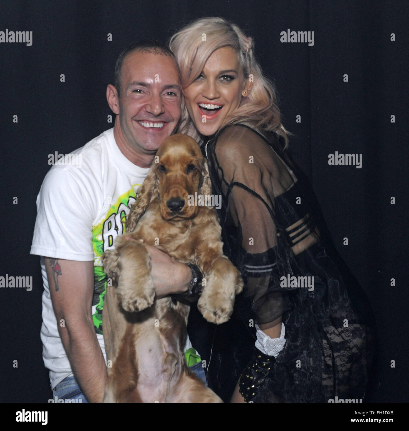 Ashley Roberts performs her new single live at G-A-Y Featuring: Ashley Roberts,Jeremy Joseph Where: London, United Kingdom When: 30 Aug 2014 Stock Photo