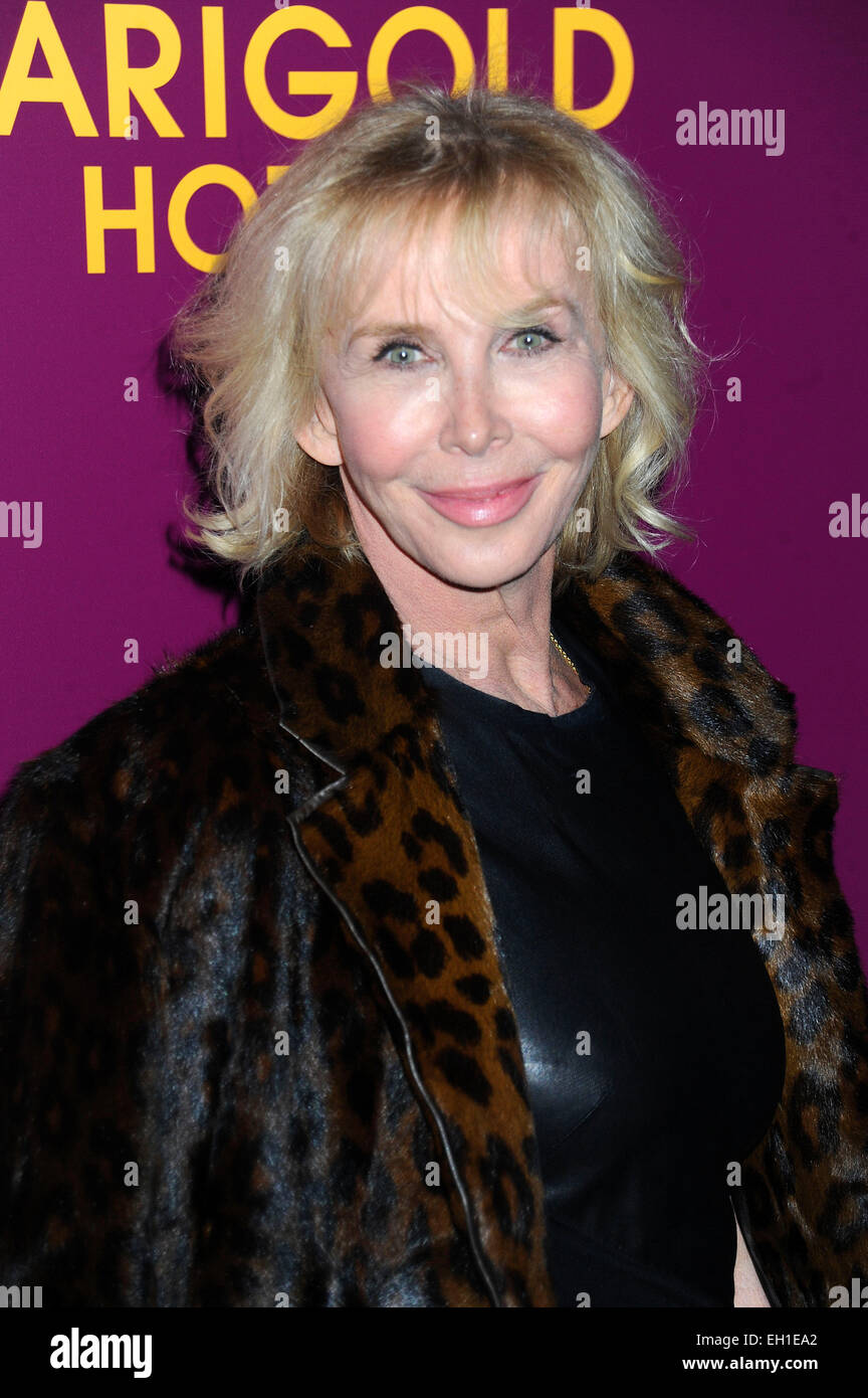 Trudie Styler attends 'The Second Best Exotic Marigold Hotel' New York Premiere at the Ziegfeld Theater on March 3, 2015 in New York City./picture alliance Stock Photo