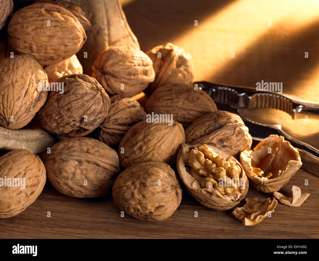 walnuts Stock Photo