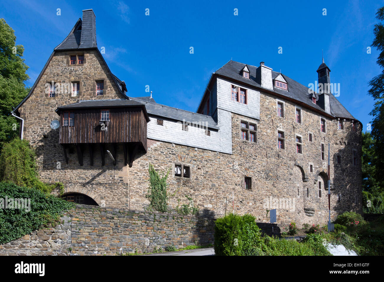 schloss burg castle, burg an der wupper, north rhine-westphalia, germany, europe Stock Photo