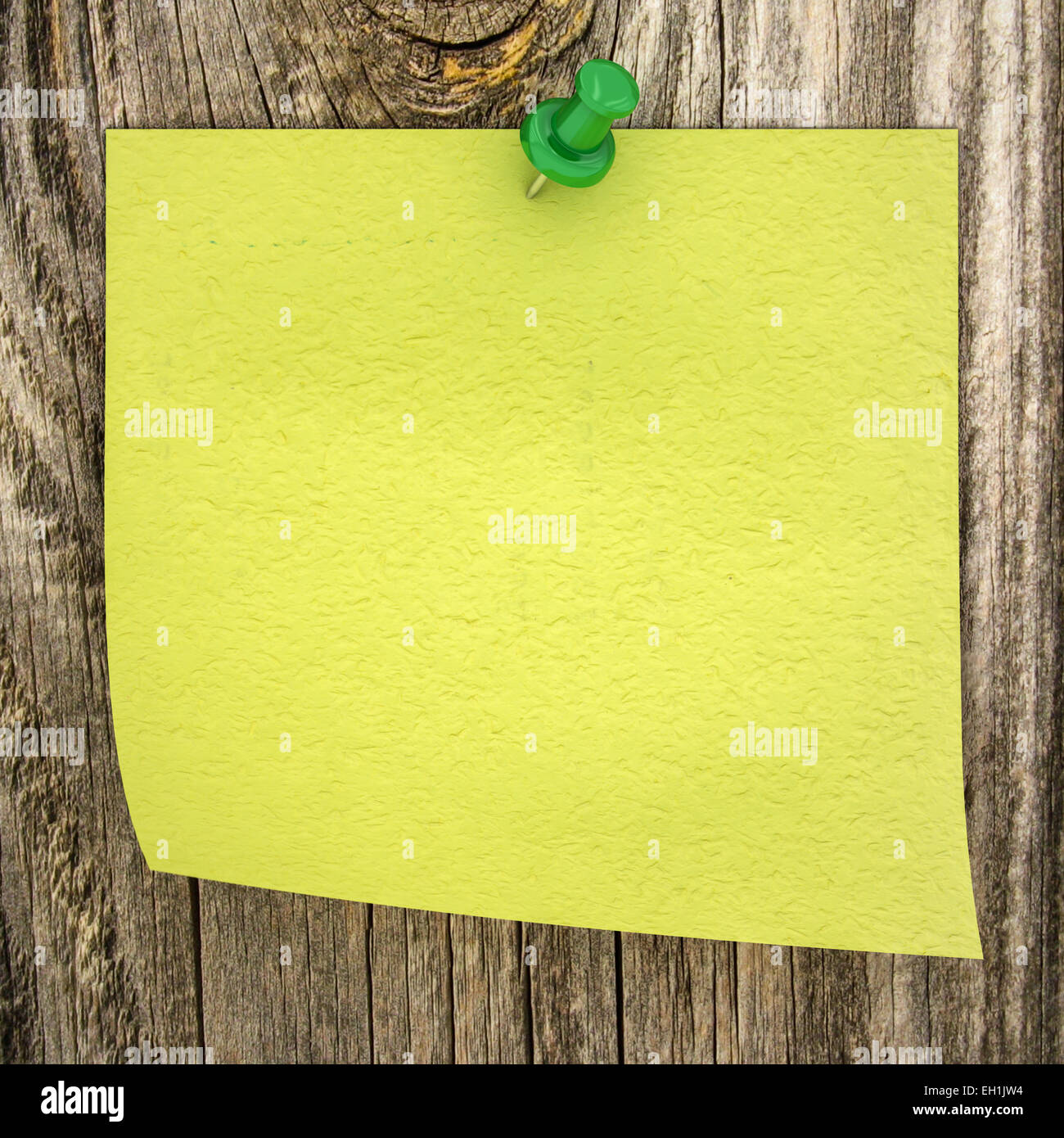 sticky paper on a wood background Stock Photo - Alamy