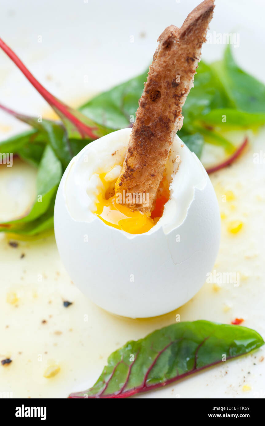 Soft-boiled egg Stock Photo by ©Photosiber 54664423