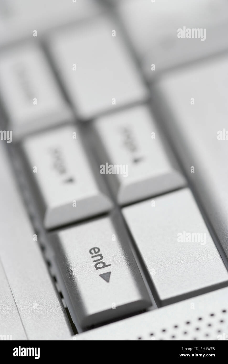 End button from a Mac keyboard Stock Photo Alamy