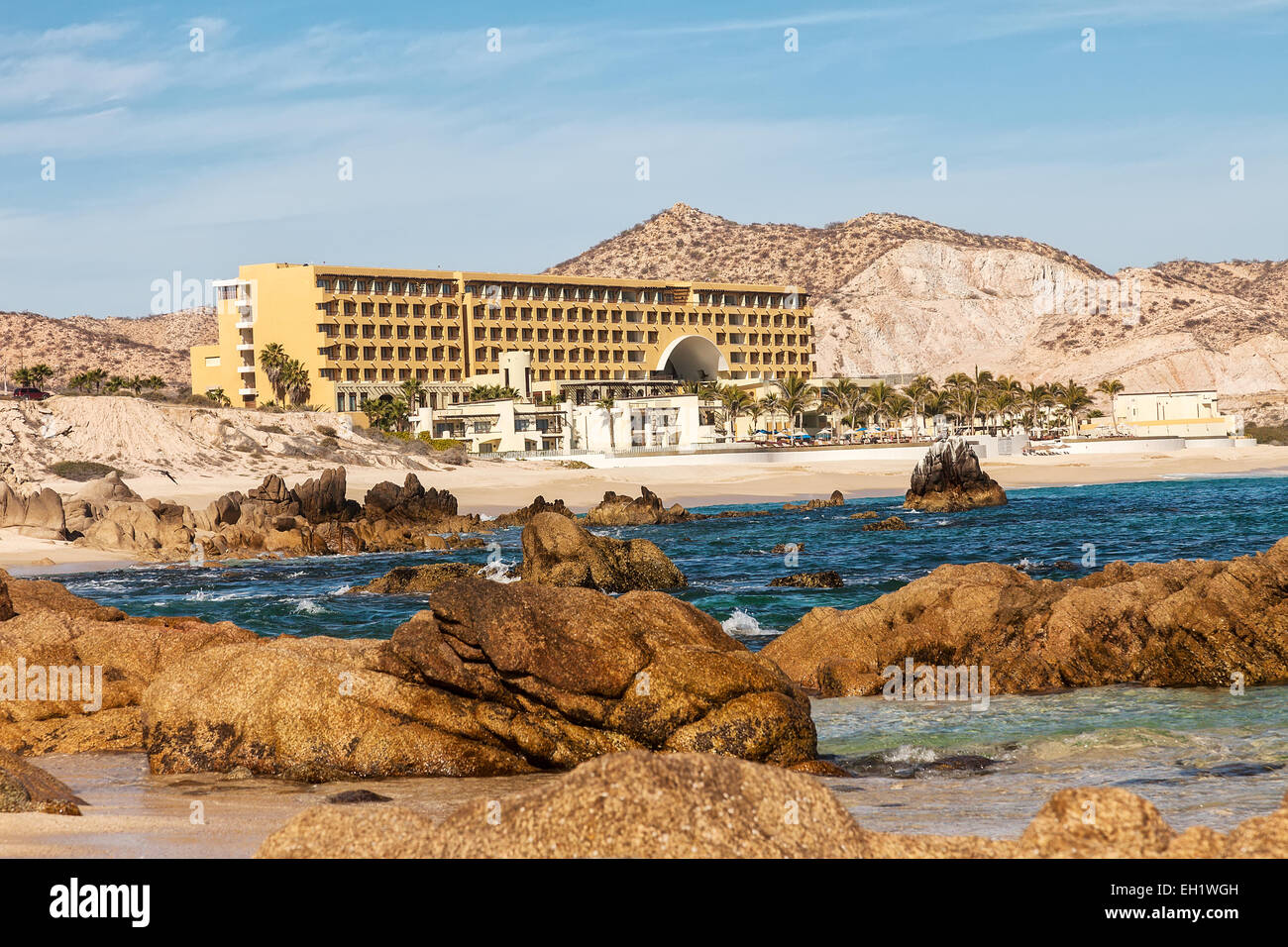 Beach in Cabo San Lucas, Mexico Stock Photo