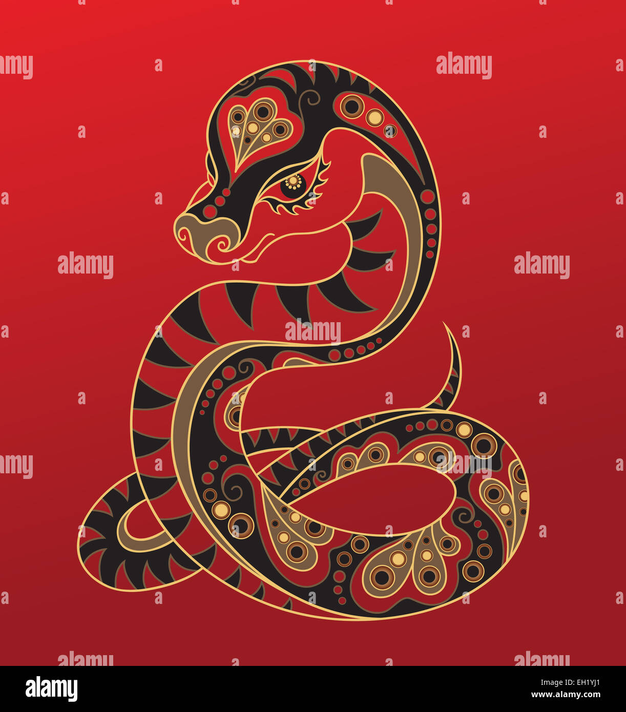 Snake art wallpaper hi-res stock photography and images - Alamy