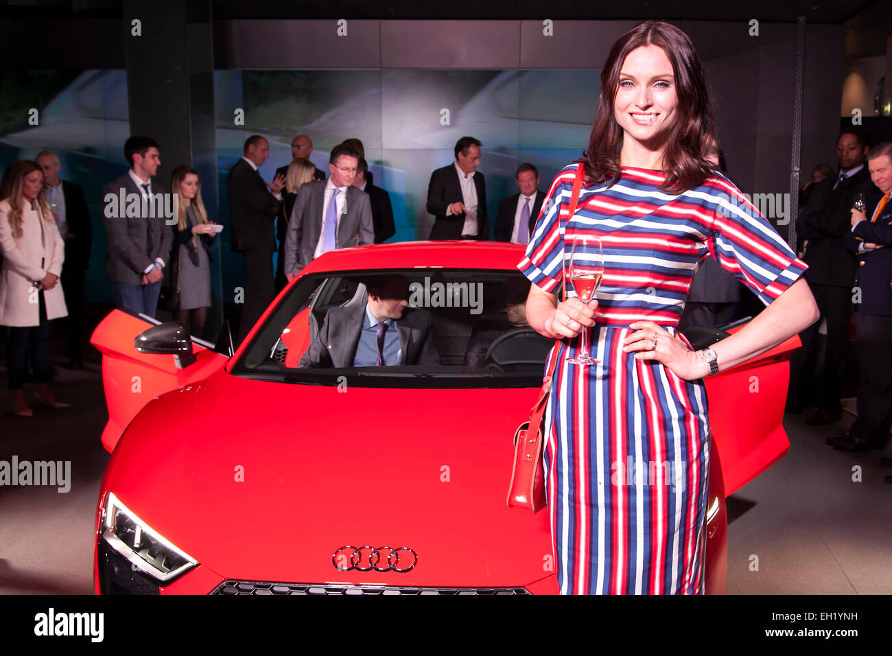 London, UK. 03rd Mar, 2015. Sophie Ellis-Bextor at the new Audi R8 preview at Audi City Piccadilly London UK 4/3/15 Credit:  Martyn Goddard/Alamy Live News Stock Photo