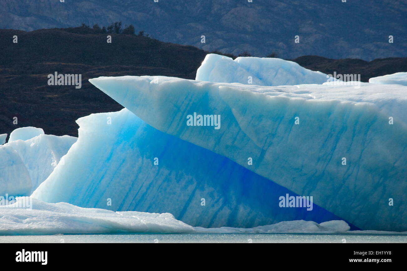 Argentina. Icebergs Perito Moreno Stock Photo