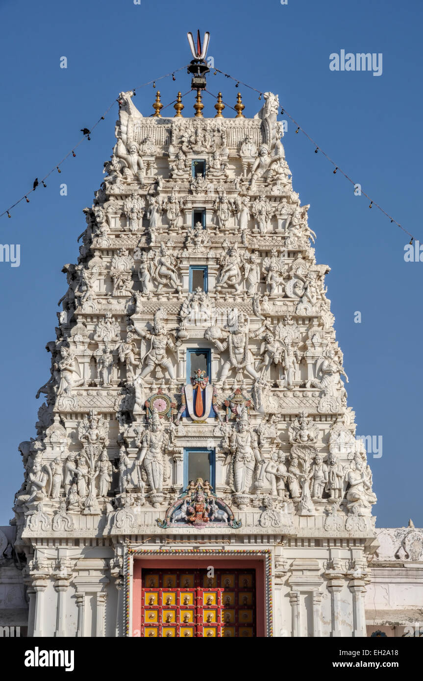 Facade of temple in Thar Desert Stock Photo
