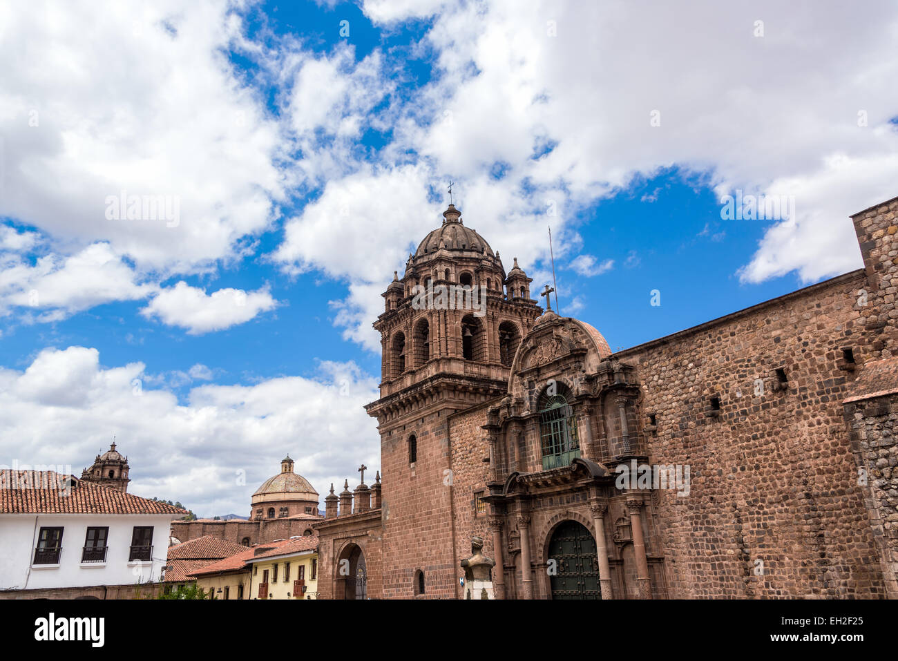 La Merced Convent in the UNESCO World Heritage center of Cuzco, Peru Stock Photo