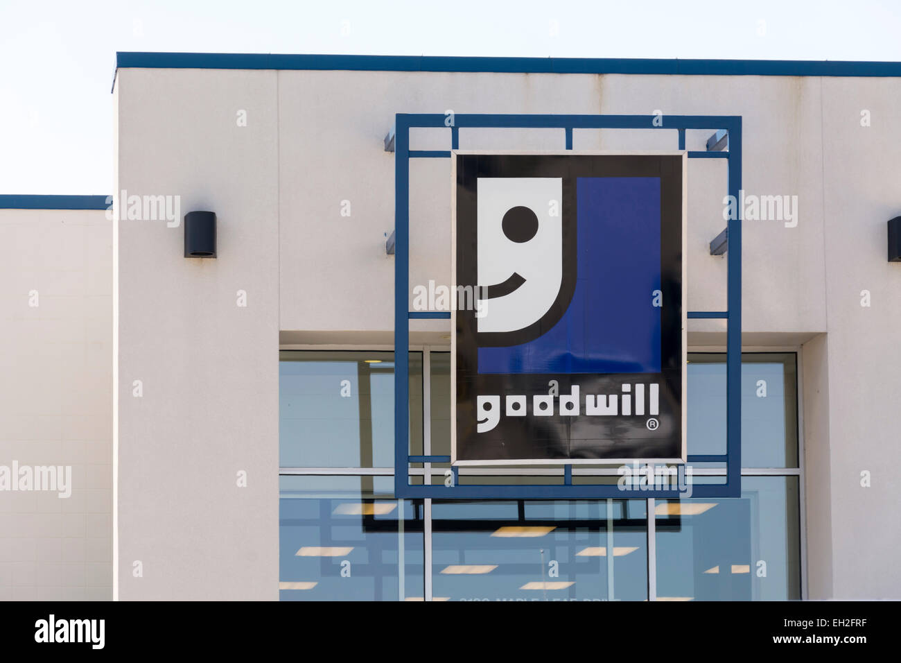 Goodwill store sign Stock Photo Alamy