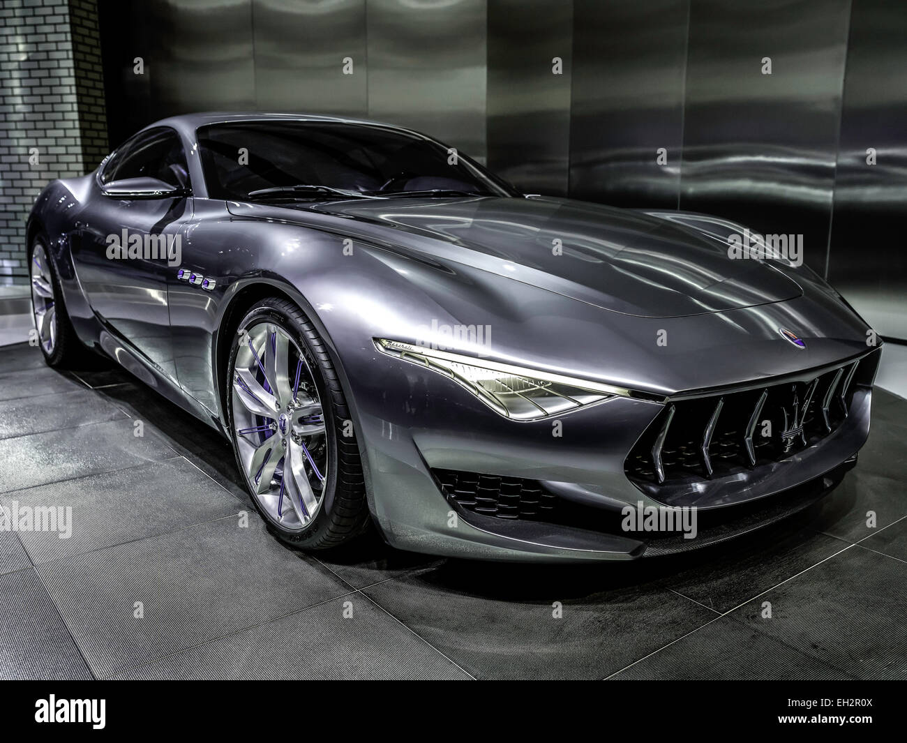 Maserati Alfieri concept, 2015 Detroit Auto Show Stock Photo