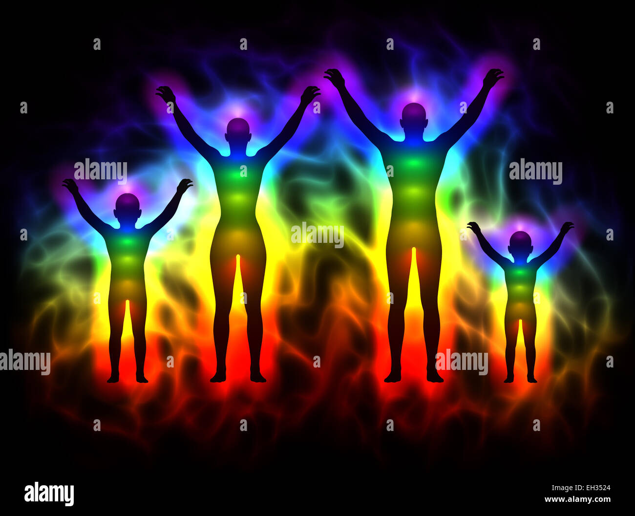 Human energy body aura chakra hi-res stock photography and images - Alamy