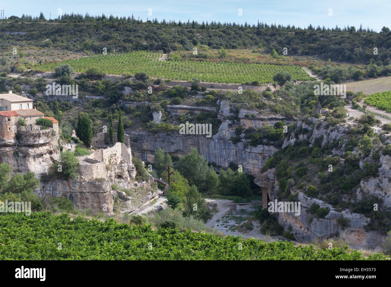 Minerve,Herault,Languedoc,France Stock Photo