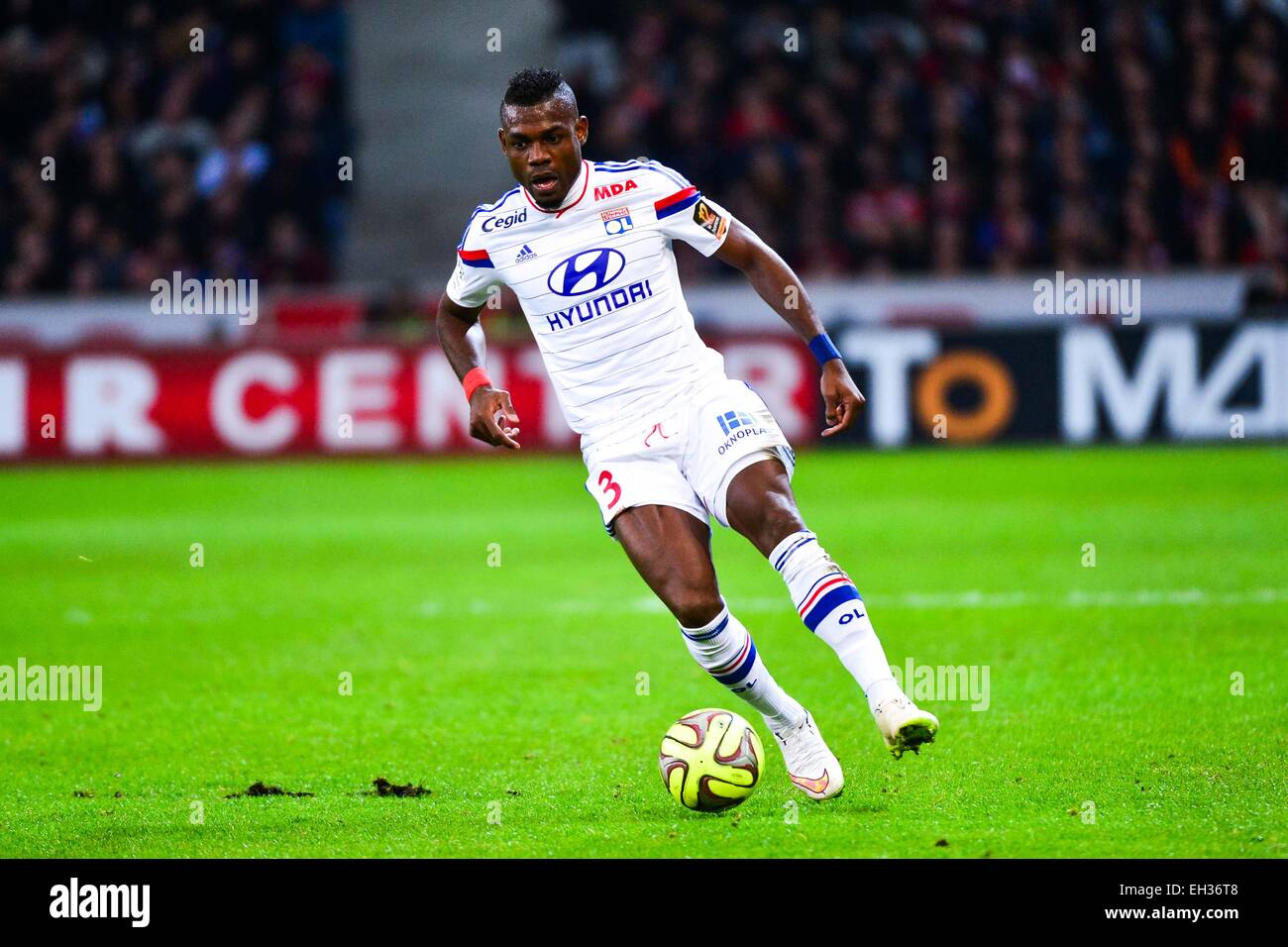 Henri BEDIMO - 28.02.2015 - Lille/Lyon - 27eme journee de Ligue 1 -.Photo : Dave Winter/Icon Sport Stock Photo