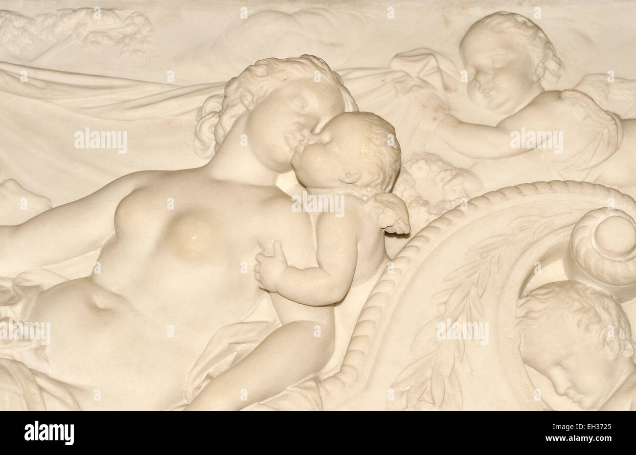 Architectural detail of the interior, Hampton Court Palace, London, UK Stock Photo