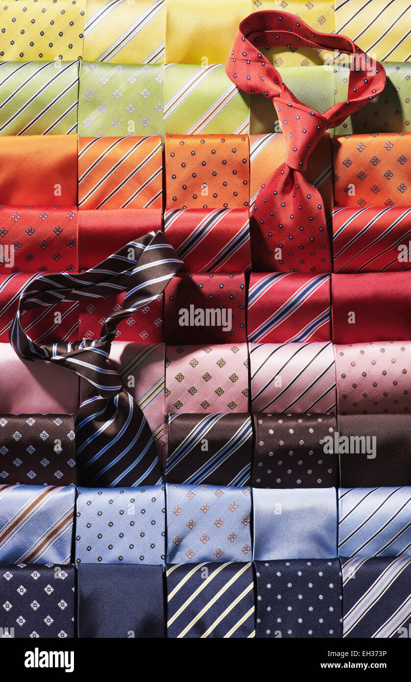 colorful ties